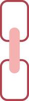 Chain Solid Two Color Icon vector