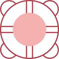 Buoy Solid Two Color Icon vector