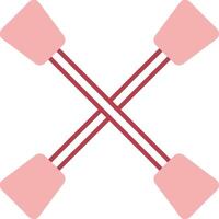 Paddles Solid Two Color Icon vector