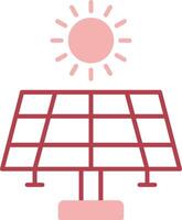 Solar Energy Solid Two Color Icon vector