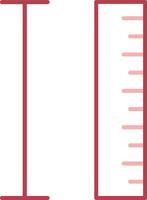 Measurement Solid Two Color Icon vector