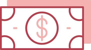 Money Solid Two Color Icon vector