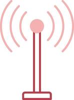 Antenna Solid Two Color Icon vector