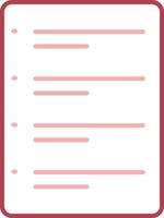 To Do List Solid Two Color Icon vector