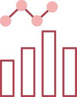 Data Analysis Solid Two Color Icon vector