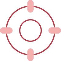 Scope Solid Two Color Icon vector