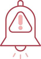 Interruption Solid Two Color Icon vector