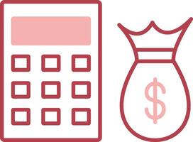 Accounting Solid Two Color Icon vector