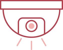 Cctv Solid Two Color Icon vector