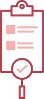 Transparency Solid Two Color Icon vector