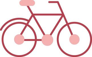 Bicycle Solid Two Color Icon vector