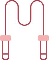 Skipping Rope Solid Two Color Icon vector