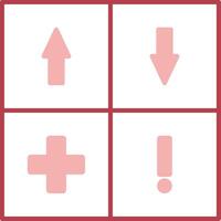 Swot Analysis Solid Two Color Icon vector