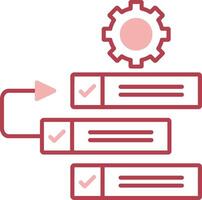 Backlog Solid Two Color Icon vector