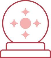 Fortune Teller Solid Two Color Icon vector