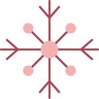 Snow Solid Two Color Icon vector