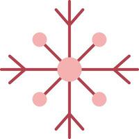 Snow Solid Two Color Icon vector