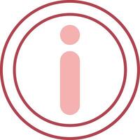 Information Solid Two Color Icon vector