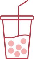 Soft Drink Solid Two Color Icon vector