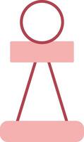 Pawn Solid Two Color Icon vector