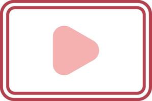 Video Solid Two Color Icon vector
