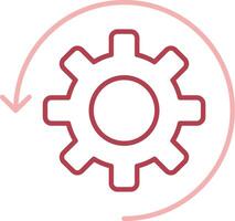 Automate Solid Two Color Icon vector