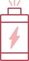 Power Solid Two Color Icon vector