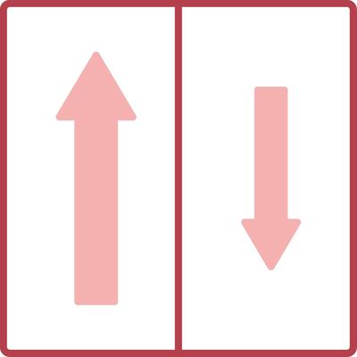 Priority Oncomming Solid Two Color Icon