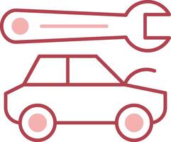 Body Repair Solid Two Color Icon vector