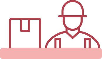 Assembling Solid Two Color Icon vector