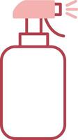 Cleaning Spray Solid Two Color Icon vector