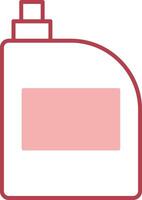 Bleach Solid Two Color Icon vector
