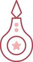 Threader Solid Two Color Icon vector