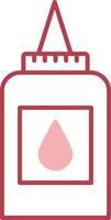 Liquid Glue Solid Two Color Icon vector