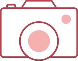 Digital Camera Solid Two Color Icon vector