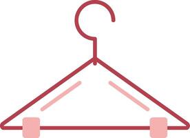 Hanger Solid Two Color Icon vector