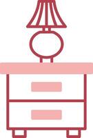 Wardrobe Solid Two Color Icon vector