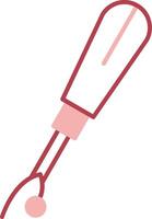 Seam Ripper Solid Two Color Icon vector