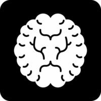 icono de vector de cerebro humano