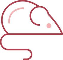 Rat Solid Two Color Icon vector