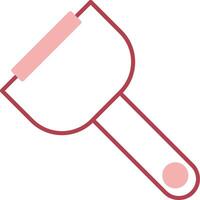 Peeler Solid Two Color Icon vector