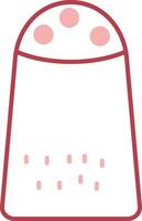 Salt Solid Two Color Icon vector