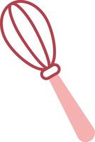 Whisk Solid Two Color Icon vector