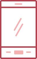 Phone Solid Two Color Icon vector