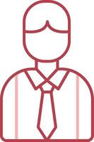 Employee Solid Two Color Icon vector