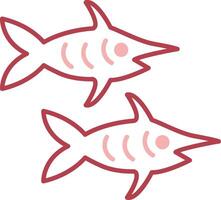 Swordfish Solid Two Color Icon vector