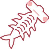 Hammerhead Solid Two Color Icon vector