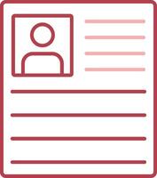 Curriculum Solid Two Color Icon vector