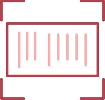 Barcode Solid Two Color Icon vector