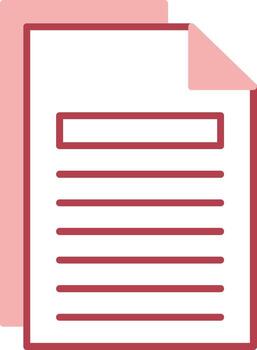 Copy Solid Two Color Icon vector